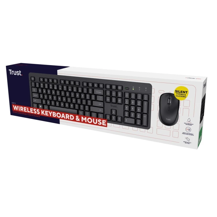 Klawiatura i mysz Trust Ody II Wireless