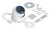 Kamera Ubiquti UniFi AI Turret White (UVC-AI-Turret-W) 8MP 3840 x 2160 (16:9) IP66 IK08 20W