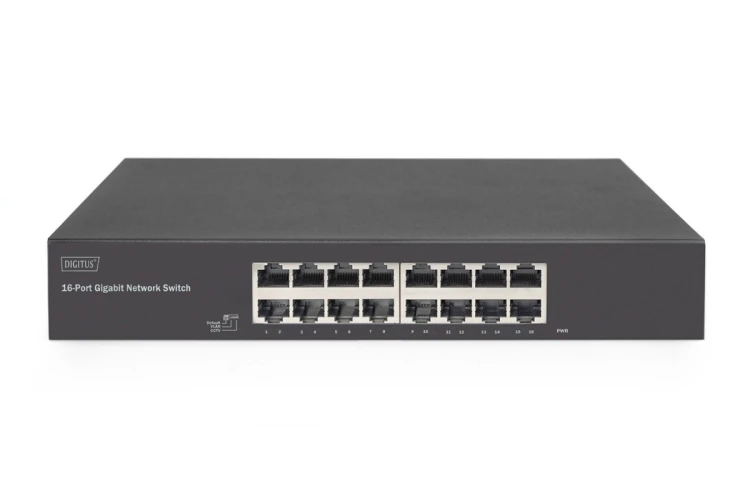 Switch niezarządzalny 19" Rack Gigabit 16x10/100/1000Mbps
