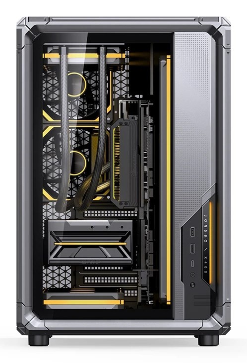 Jonsbo X400 Gray Tower Czarny