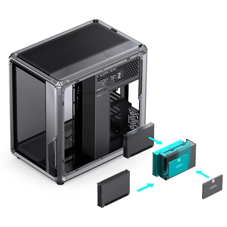 Jonsbo X400 Gray Tower Czarny