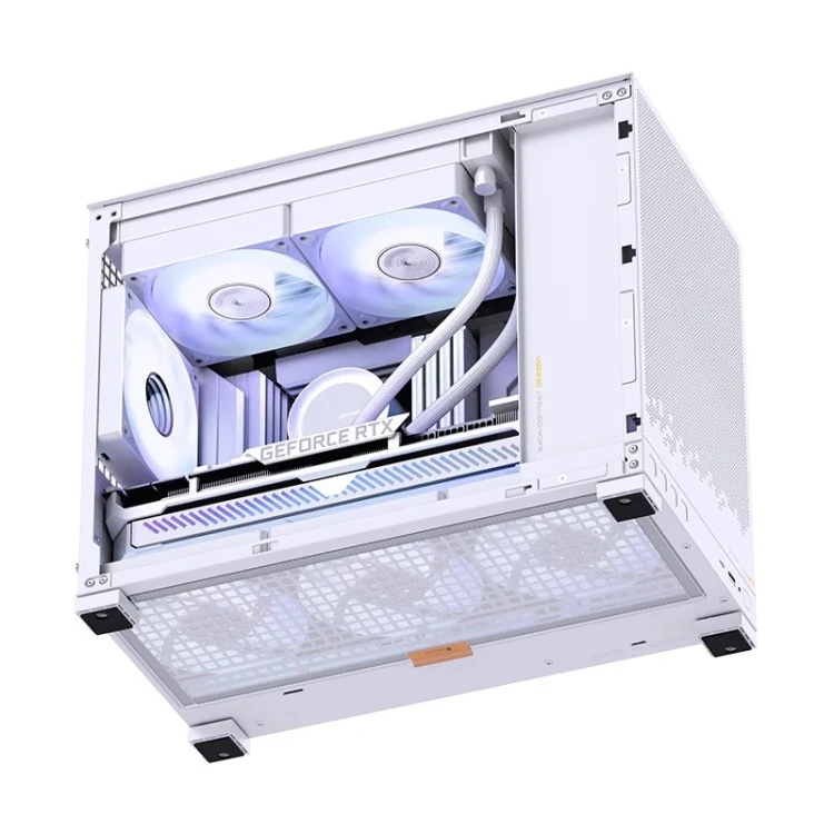 Obudowa PC Jonsbo D32 STD Biała Obudowa, Mini Obudowa, mATX, Szkło Hartowane - Białe