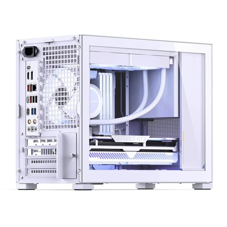 Obudowa PC Jonsbo D32 STD Biała Obudowa, Mini Obudowa, mATX, Szkło Hartowane - Białe
