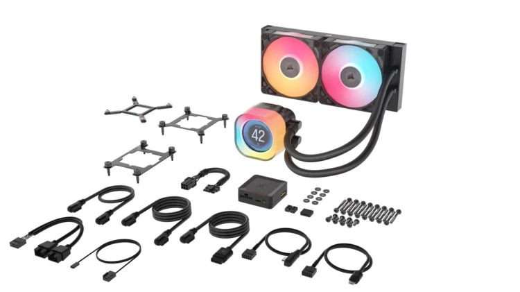 CORSAIR iCUE LINK TITAN 240 RX LCD