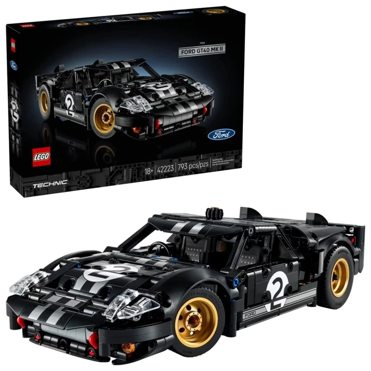 LEGO TECHNIC 42223 Samochód wyścigowy 1966 Ford GT40 MKII