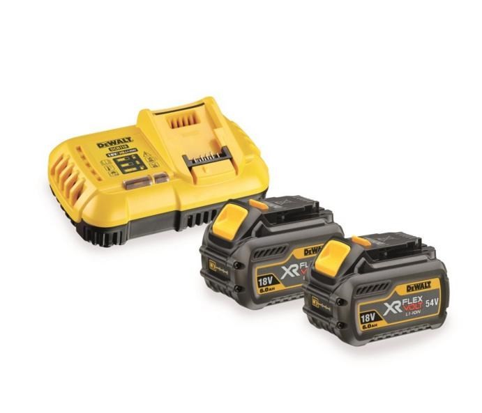Zestaw akumulatorów z ładowarką do Dewalt XR DeWalt XR Flexvolt DCB118T2 (Li-Ion)
