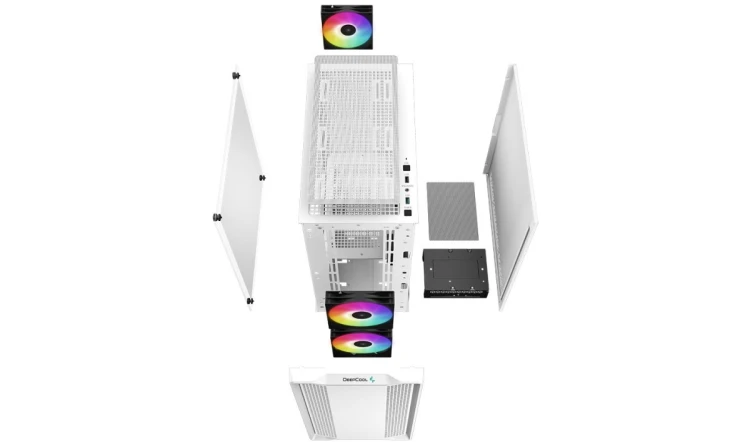 DeepCool CC360 WH ARGB Mini Tower Biały