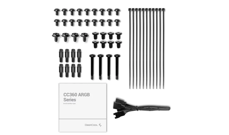 DeepCool CC360 WH ARGB Mini Tower Biały