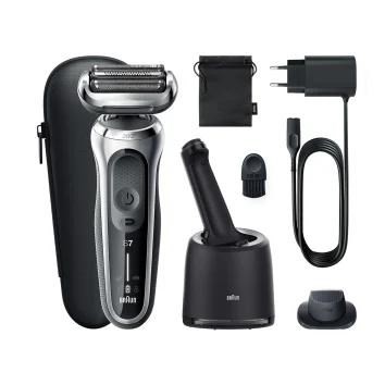 Braun Series 7 71-S7200c Golarka foliowa Przycinarka Czarny, Srebrny