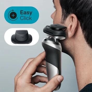 Braun Series 7 71-S7200c Golarka foliowa Przycinarka Czarny, Srebrny