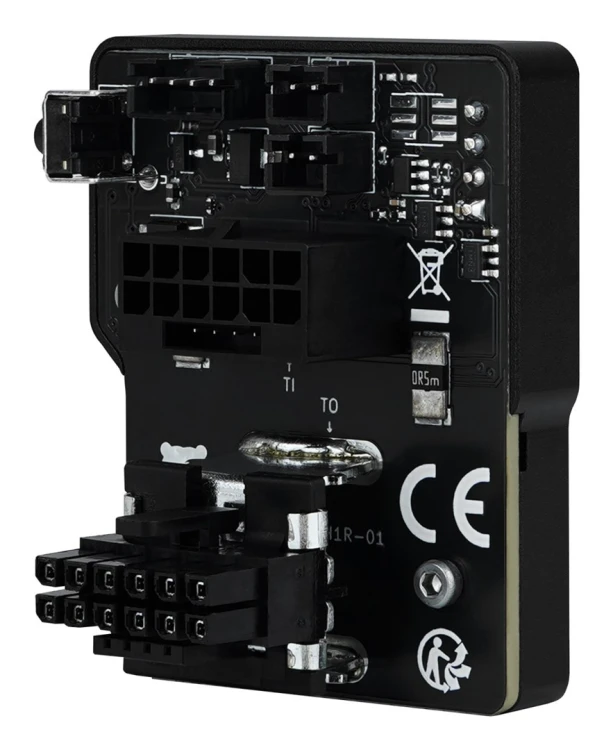Termiczna karta graficzna Grizzly WireView Pro, 1x12VHPWR - odwrócona