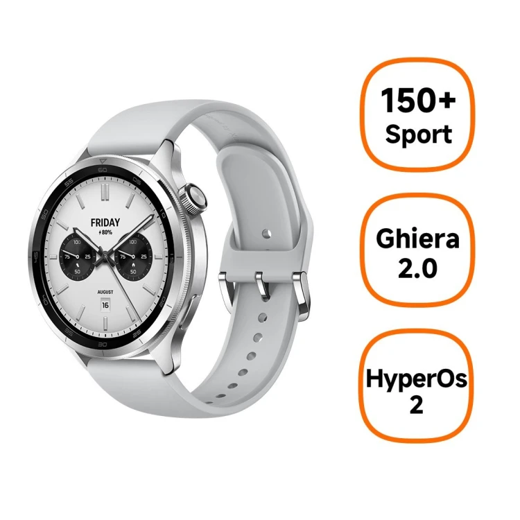 Smartwatch Xiaomi Watch S4 srebrny