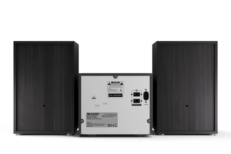 Sharp XL-B517D(BK) Mikrosystem Hi-Fi, CD/FM/USB/Bluetooth v5.0, Wejście Aux, 45W, Czarny Sharp | Mikrosystem Hi-Fi | XL-B517D(BK) | Gniazdo USB | Wejś