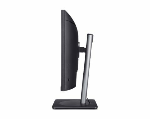 Acer CB343CUR monitor komputerowy 86,4 cm (34") 3440 x 1440 px UltraWide Quad HD LED Czarny, Srebrny
