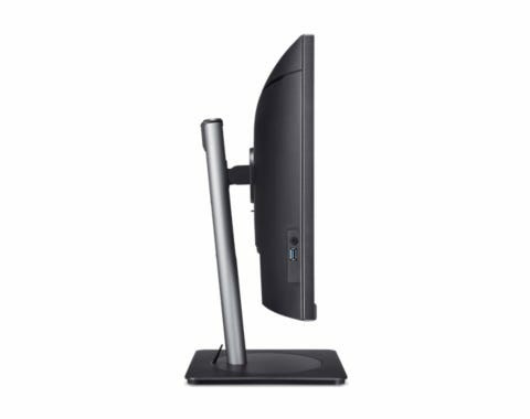 Acer CB343CUR monitor komputerowy 86,4 cm (34") 3440 x 1440 px UltraWide Quad HD LED Czarny, Srebrny