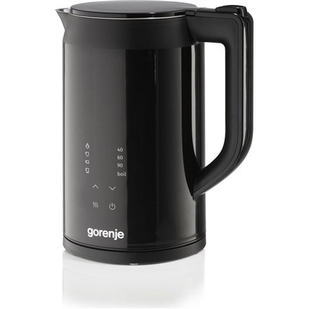 Czajnik elektryczny Gorenje K17DWDII 2200 W 1.7 L stal nierdzewna podstawa obrotowa 360° czarny
