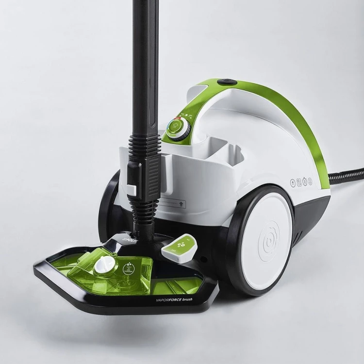 Odkurzacz parowy Polti Vaporetto Smart 110 Eco, Moc 1500 W, Ciśnienie pary 4 bar, Pojemność zbiornika na wodę 2 L, Biały/Zielony