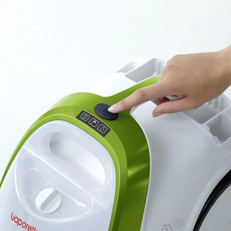 Odkurzacz parowy Polti Vaporetto Smart 110 Eco, Moc 1500 W, Ciśnienie pary 4 bar, Pojemność zbiornika na wodę 2 L, Biały/Zielony