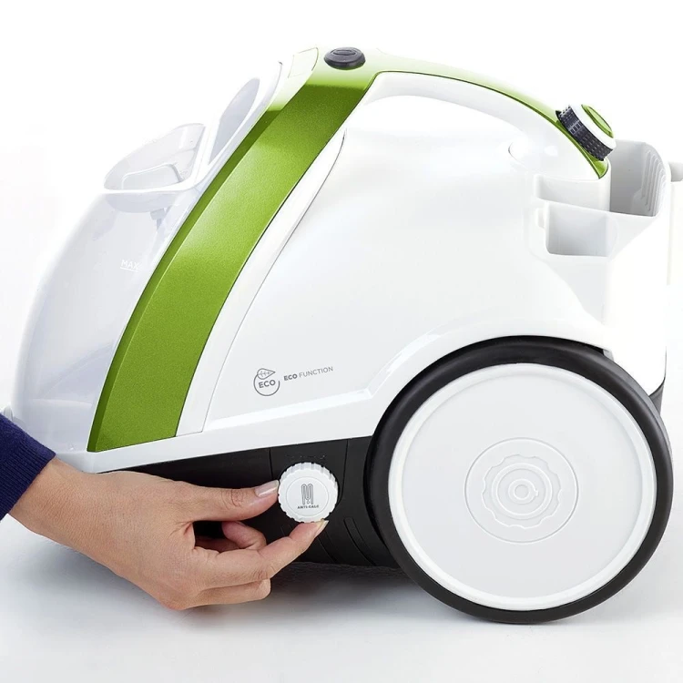 Odkurzacz parowy Polti Vaporetto Smart 110 Eco, Moc 1500 W, Ciśnienie pary 4 bar, Pojemność zbiornika na wodę 2 L, Biały/Zielony