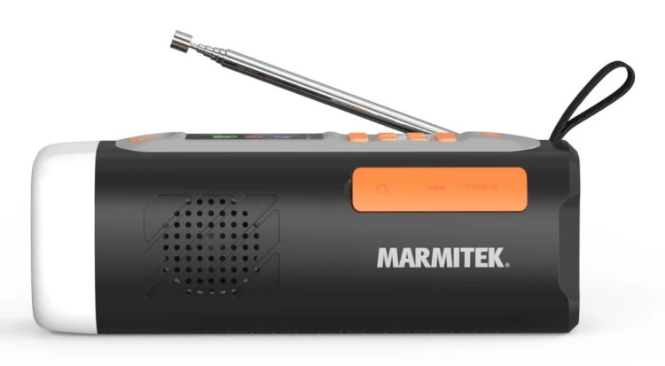 Marmitek 25008644 radio Przenośny Analogowe i cyfrowe Czarny