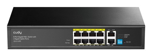 Switch CUDY GS1010PE 8-Port Gigabit PoE+ 120W 2xGbE Uplink