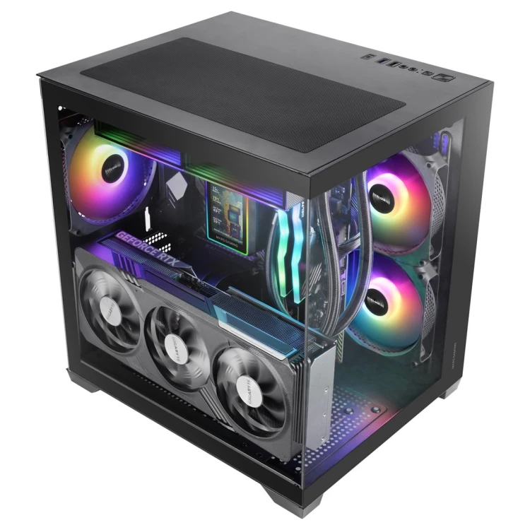 TACENS MARS MC-VIEW3 3xARGB USB-C mATX- obudowa/cases