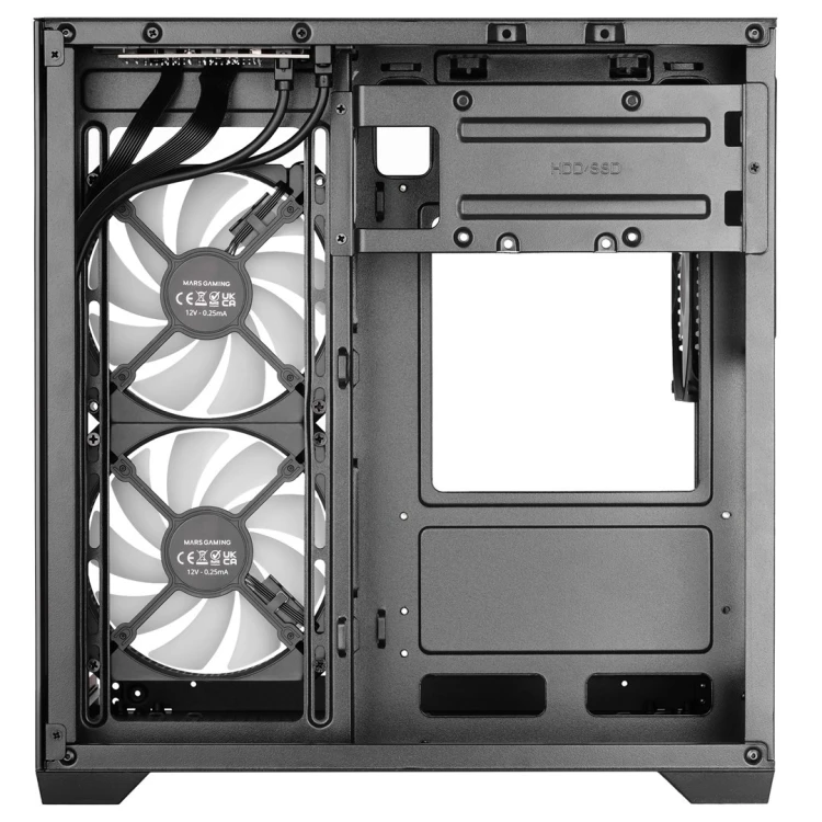 TACENS MARS MC-VIEW3 3xARGB USB-C mATX- obudowa/cases