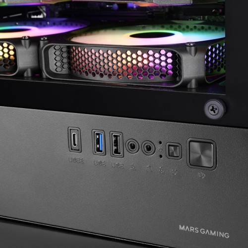 TACENS MARS MC-QUANTUM 3xFDB120+1xARGB120 USB-C ATX-obudowa/cases