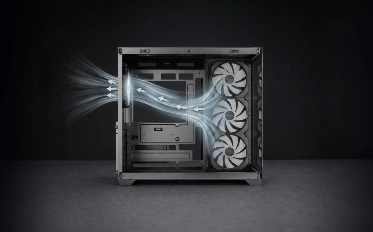 TACENS MARS MC-V5 4xARGB USB-C ATX-obudowa/cases