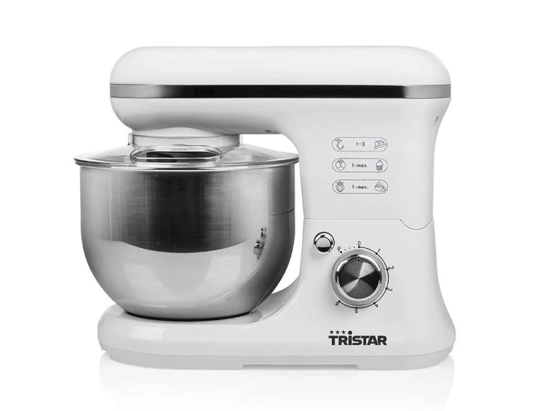 Maszyna kuchenna Tristar MX-4817 1200 W Liczba biegów 6 Pojemność miski 5 L Biały