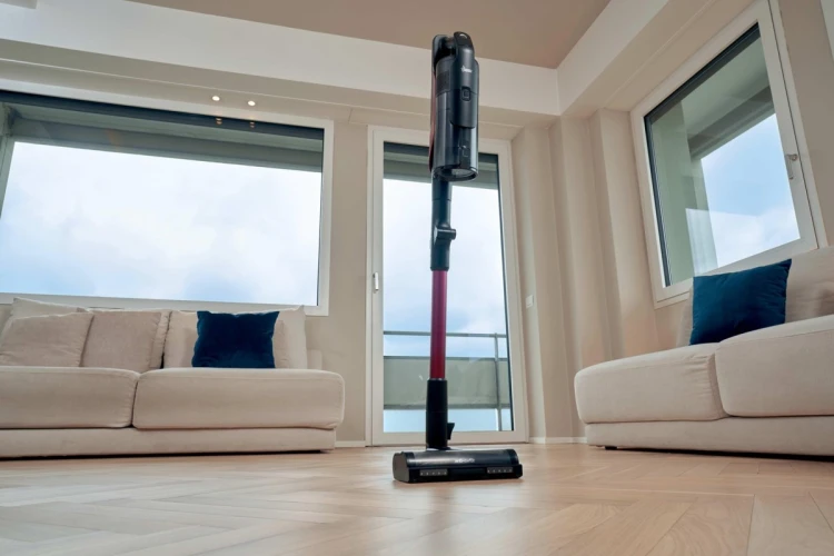 Hoover HF610HX 011 Pionowy odkurzacz Bateria Suchy EPA Bez worka 0,7 l 650 W Purpurowy 4 Ah