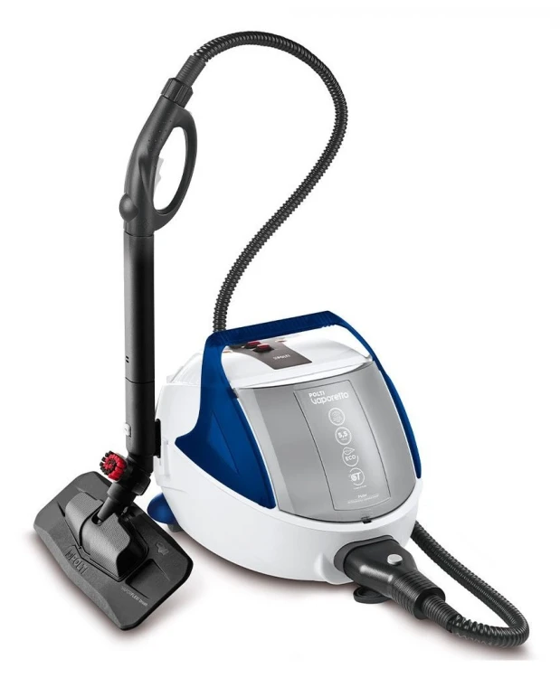Polti Odkurzacz parowy PTEU0313 Vaporetto Pro 100 Eco Power Moc 1900 W Ciśnienie pary 5,5 bar Pojemność zbiornika na wodę 2 L Biały/Niebieski