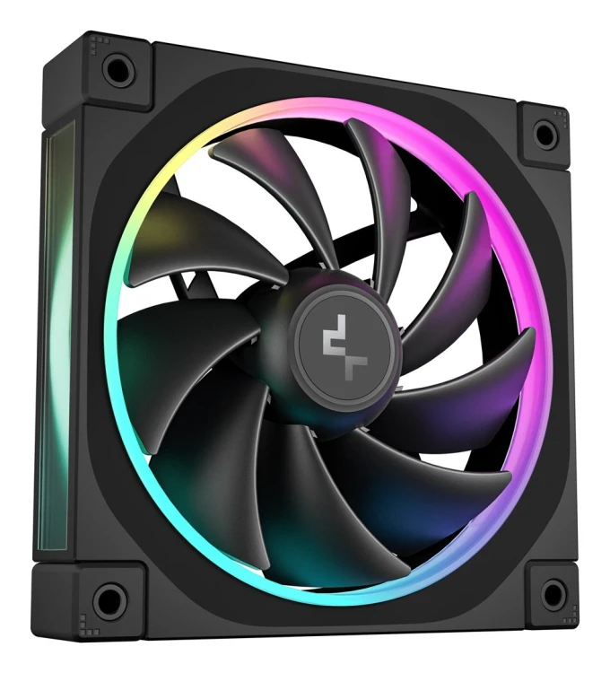 DeepCool FL12-3 in 1 Obudowa komputera Wentylator 12 cm Czarny 3 szt.