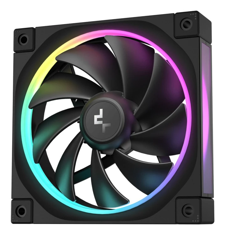 DeepCool FL12-3 in 1 Obudowa komputera Wentylator 12 cm Czarny 3 szt.