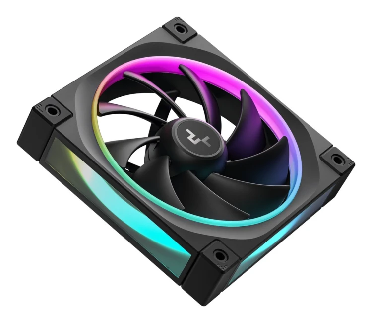 DeepCool FL12-3 in 1 Obudowa komputera Wentylator 12 cm Czarny 3 szt.