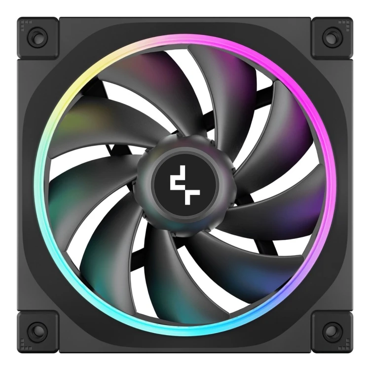DeepCool FL12-3 in 1 Obudowa komputera Wentylator 12 cm Czarny 3 szt.