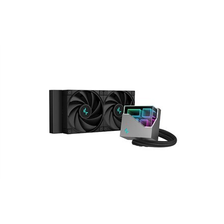 DeepCool LT520 Procesor Chłodnica cieczy all-in-one 12 cm Czarny 1 szt.