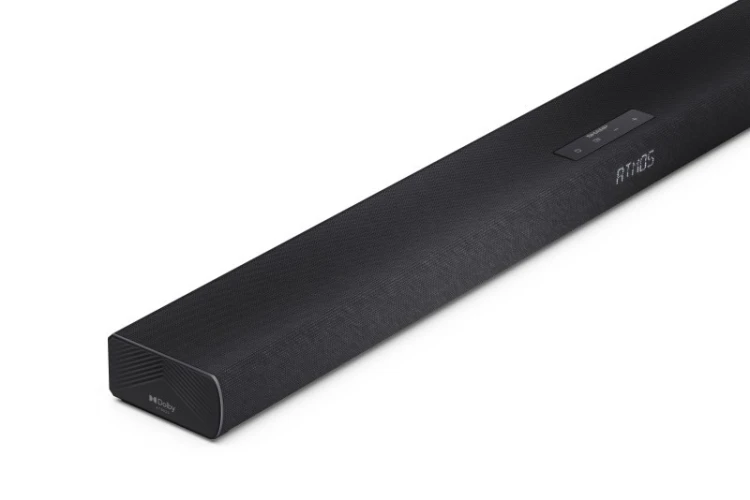 Sharp 2.1-kanałowy ultracienki Dolby Atmos/DTS Virtual: X Soundbar z bezprzewodowym subwooferem HT-SBW320 360 W Łączność Bluetooth Połączenie bezprzew