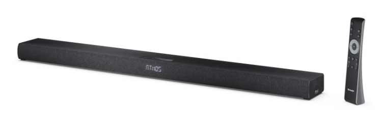 Sharp 2.1-kanałowy ultracienki Dolby Atmos/DTS Virtual: X Soundbar z bezprzewodowym subwooferem HT-SBW320 360 W Łączność Bluetooth Połączenie bezprzew