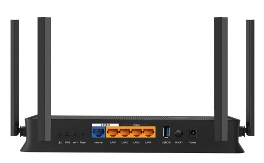 TP-Link Archer BE3600 router bezprzewodowy 2.5 Gigabit Ethernet Dual-band (2.4 GHz/5 GHz) Czarny