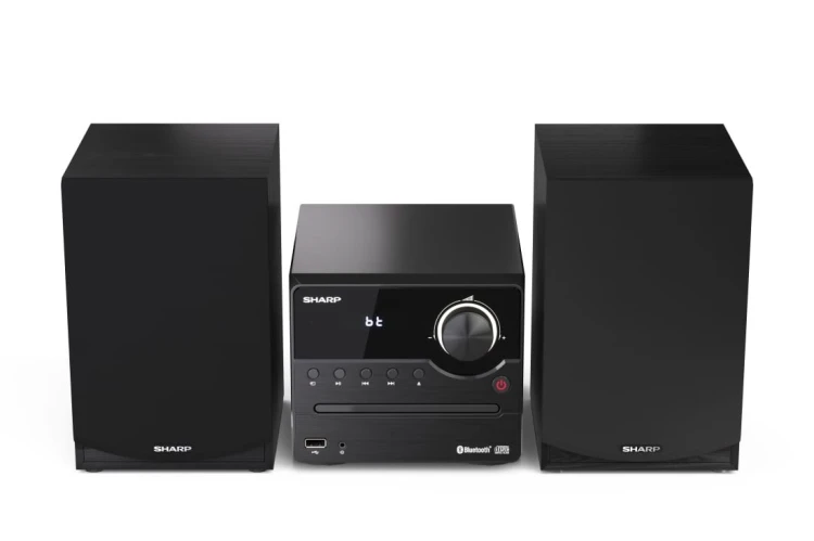 Sharp XL-B512(BK) Mikrosystem Hi-Fi, CD/FM/USB/Bluetooth v5.0, 45W, czarny Sharp | Mikrosystem Hi-Fi | XL-B512(BK) | Gniazdo USB | Wejście AUX | Łączn