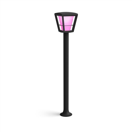 Zewnętrzna latarnia słupkowa Philips Hue WCA Econic | 15 W | 2000-6500 Hue Biały kolor Atmosfera