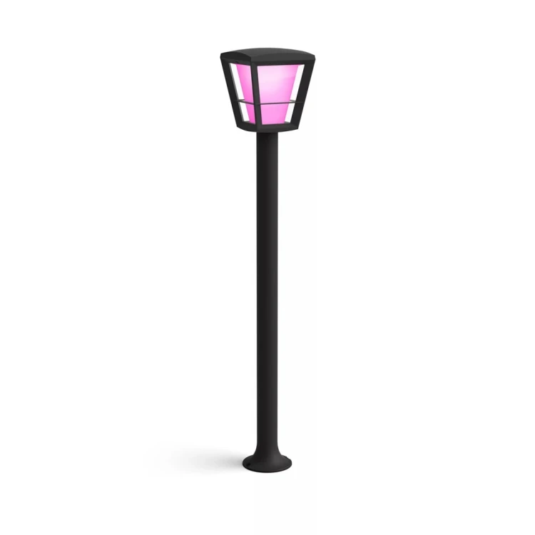 Zewnętrzna latarnia słupkowa Philips Hue WCA Econic | 15 W | 2000-6500 Hue Biały kolor Atmosfera