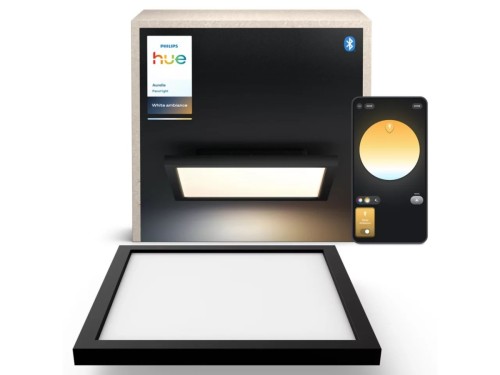 Philips Hue Aurelle square panel light, Black | 2200-6500 Hue White Ambiance