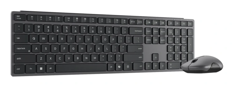 Lenovo 700 Modern klawiatura Dołączona myszka Biuro RF Wireless + Bluetooth US English Szary