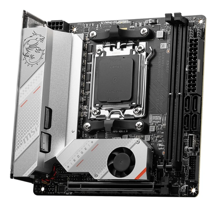 MSI MPG B650I EDGE WIFI płyta główna AMD B650 Gniazdo AM5 mini ATX