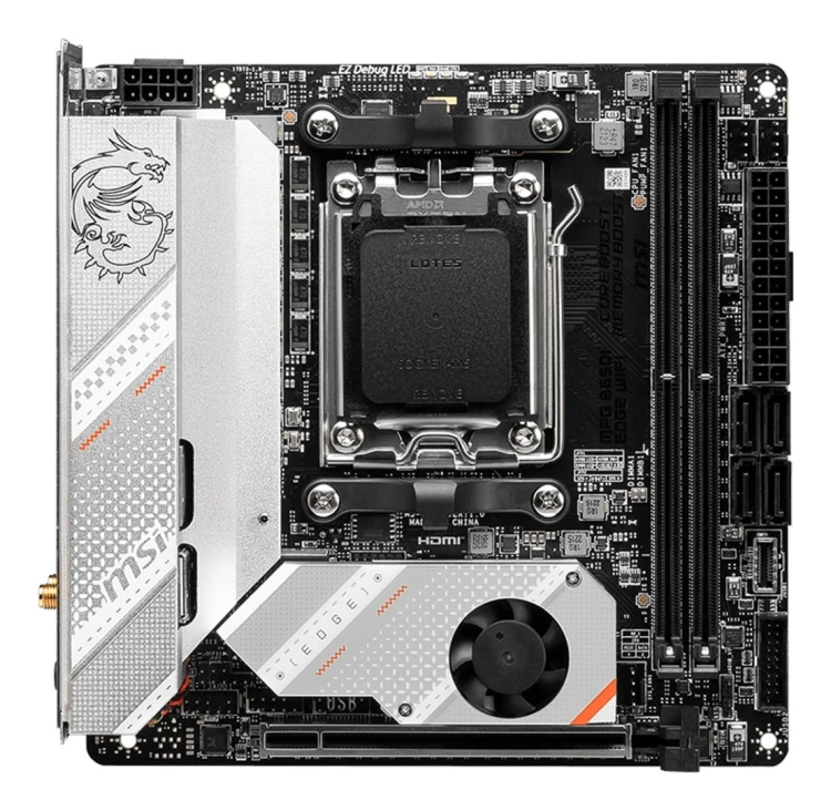 MSI MPG B650I EDGE WIFI płyta główna AMD B650 Gniazdo AM5 mini ATX
