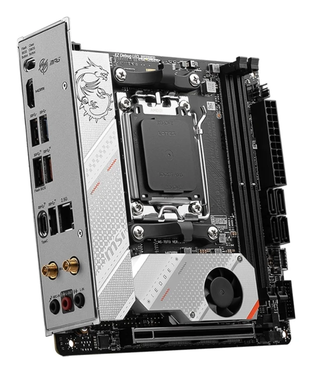 MSI MPG B650I EDGE WIFI płyta główna AMD B650 Gniazdo AM5 mini ATX