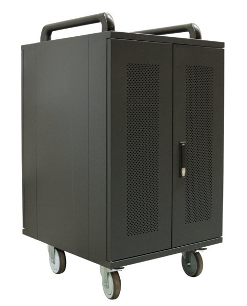 Avtek International Avtek Charging Cart 20 Przenośna szafa do zarządzania urządzeniami Czarny