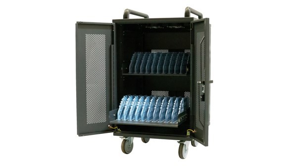 Avtek International Avtek Charging Cart 20 Przenośna szafa do zarządzania urządzeniami Czarny
